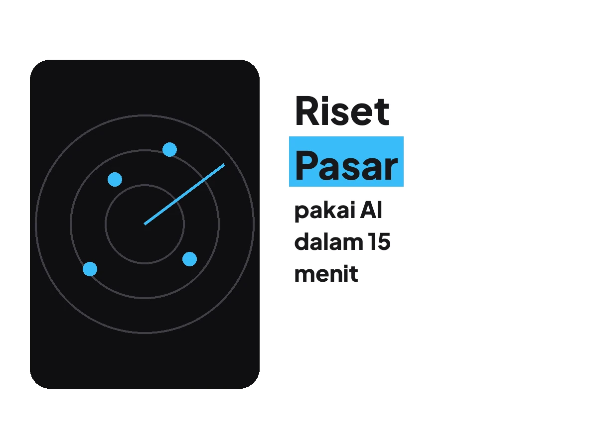 Sampul artikel contoh: Riset Pasar Pakai AI dalam 1 Jam