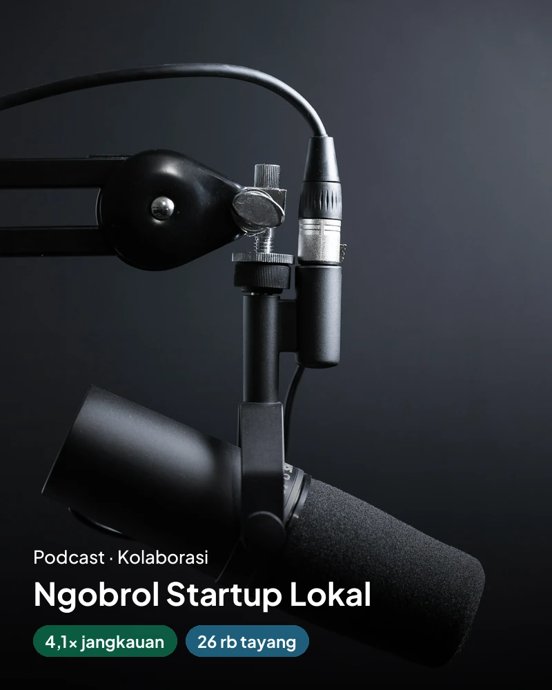 Kartu portofolio contoh: Kolaborasi brand gawai