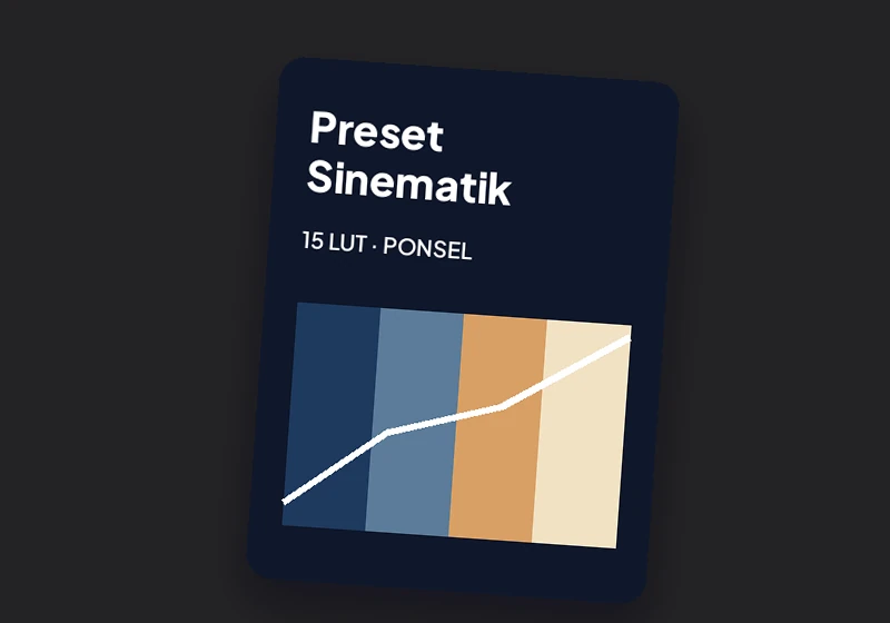 Sampul produk contoh Preset Sinematik