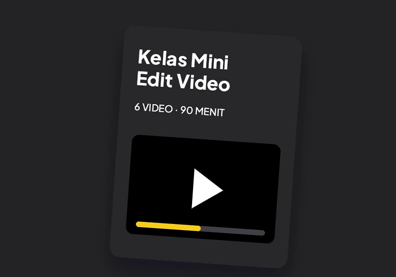Sampul produk contoh Kelas Mini Edit Video